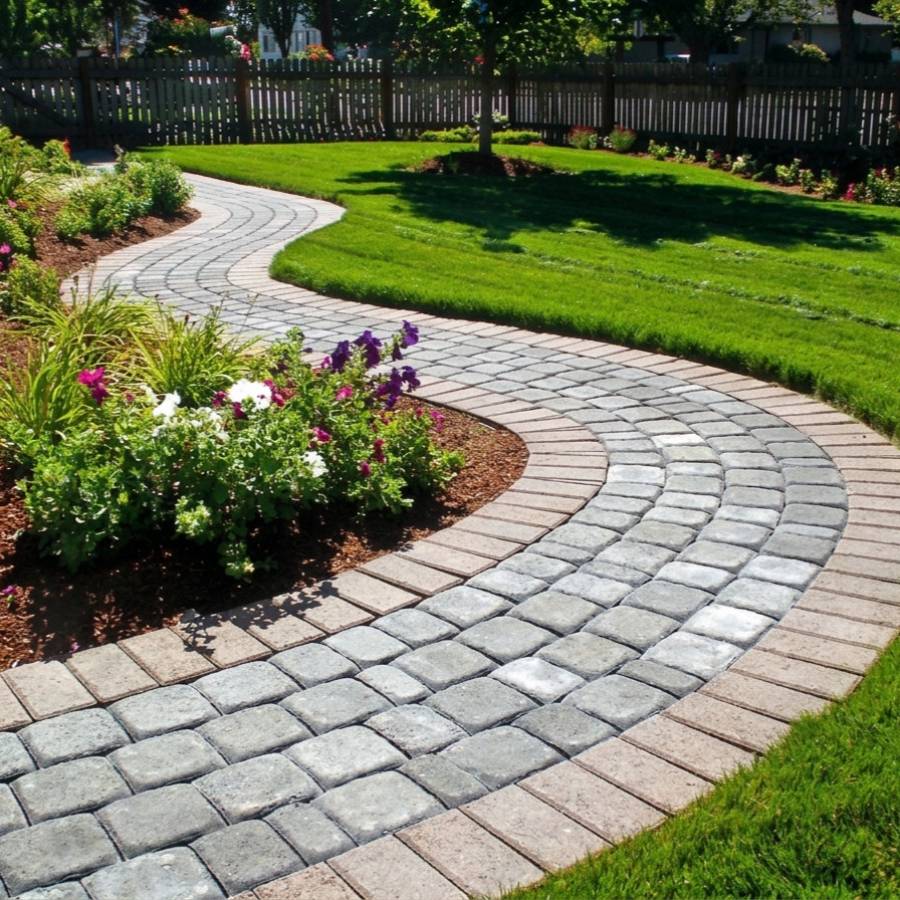 Garden footpath laid by Greenview Landscapes